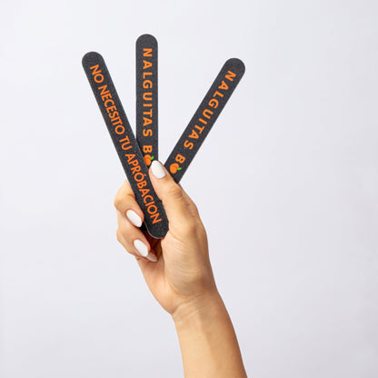 Lima de Uñas Nalguitas Bonitas (Paquete de 3) - Nalguitas Bonitas